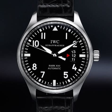 IWC Pilot Spitfire Automatik Edelstahl Herrenuhr Ref.